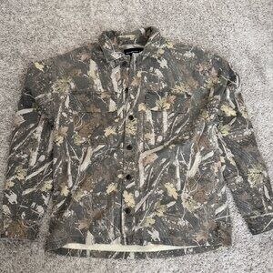Abercrombie Camo Button Up Jacket